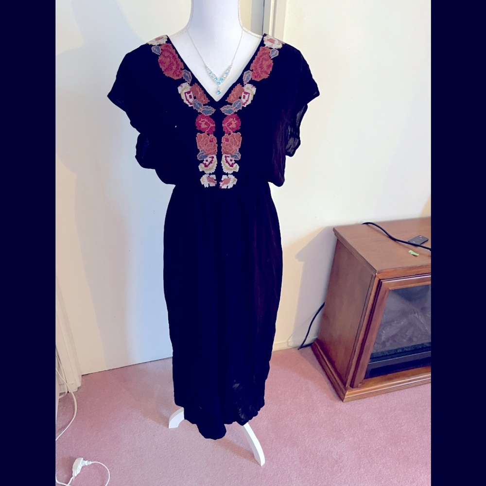 Black jumpsuit design on the front